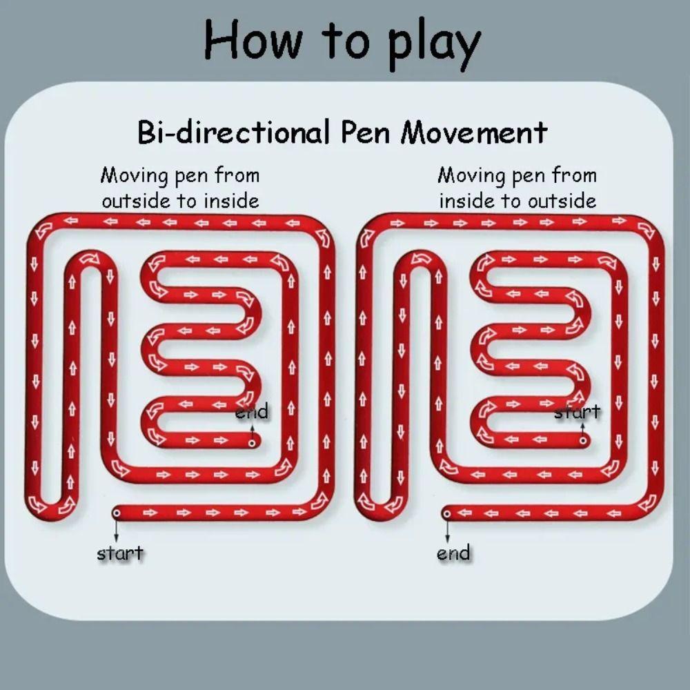 Hand Brain Coordination Brain Training Toys Trajectory Control Wooden Learning Toy Kids Toy