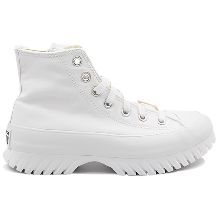 Converse Высокие белые черные мужские кроссовки Chuck Taylor All Star Lugged 2.0 Egret A00871C