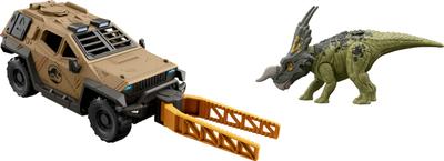 Mattel Юрский Мир Грузовик Эйниозавр Динозавр Фигурка Игрушка с Флип-ролл Функция Mission Mayhem Разрушительная Машина &