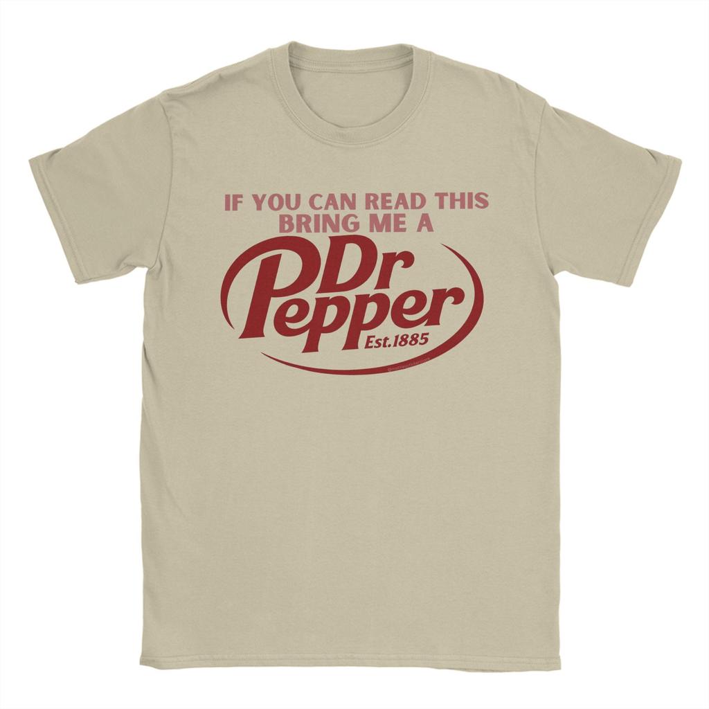 Винтажная футболка Dr Pepper Буква Основана в 1885 Хлопковые футболки Новая футболка для мужчин Летние Y2K Повседневные топы с коротким рукавом