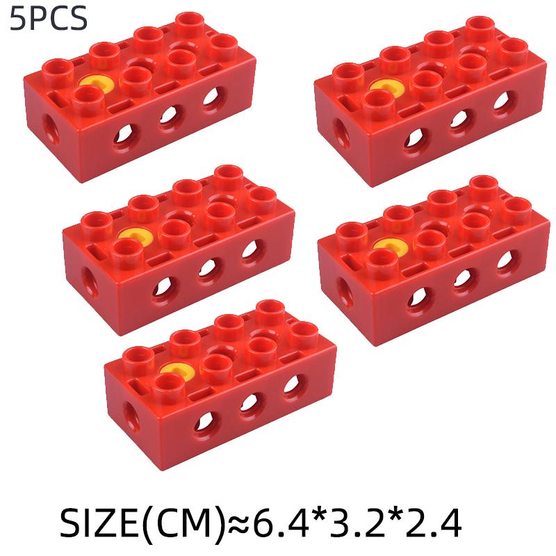 Big Particle Building Blocks Technology Engineering Machinery Assembly Accessories Compatible Brick Science Educational Toys 1pc
