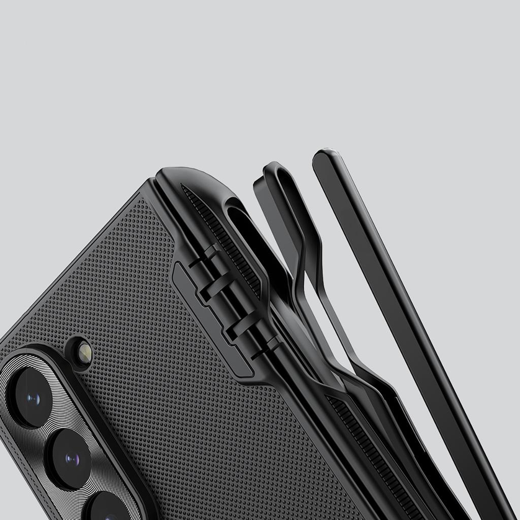 Nillkin Super Frosted Shield Magnetic Case with S Pen Holder for Samsung Galaxy Z Fold 6 5G - Black