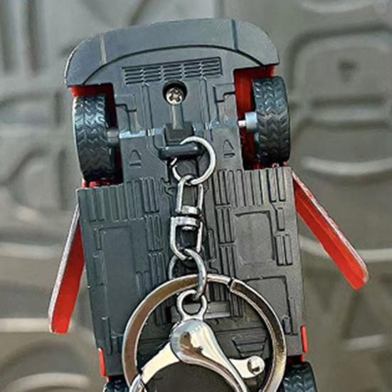 Брелок для ключей в виде гоночной машины с открывающимися дверями Yousheng, детский мини-игрушечный спортивный автомобиль с инерционным механизмом, держатель для ключей, подвеска для рюкзака, сумки, украшение