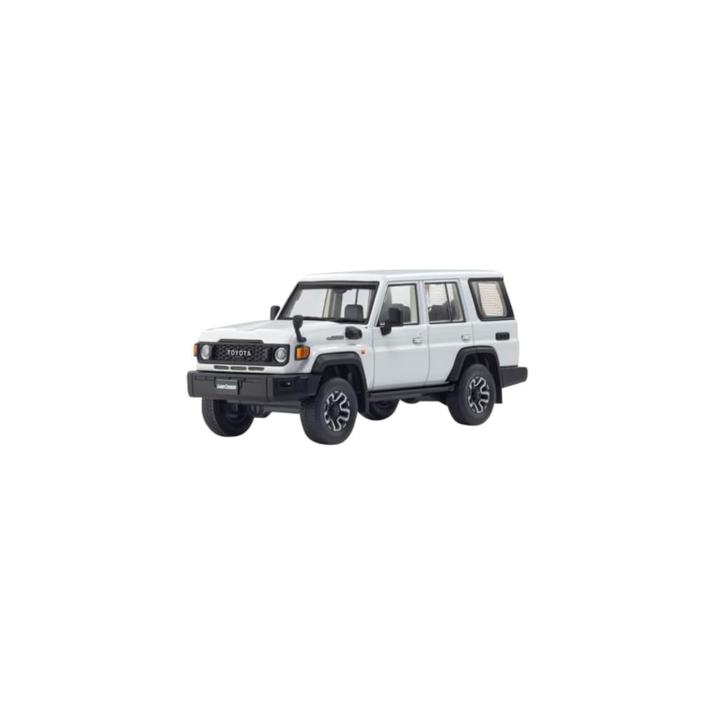 Kyosho Original Масштаб 1/43 Toyota Land Cruiser 70 (Супер Белый II) Готовый продукт KS03928W