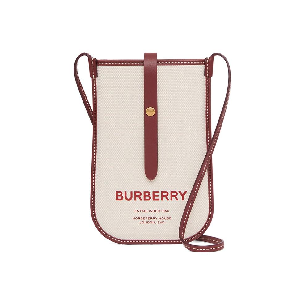Burberry Хлопок с принтом букв Чехол на телефон Anne Сумка через плечо Рюкзак Однотонный Цветовой блок Женские сумки 8036713