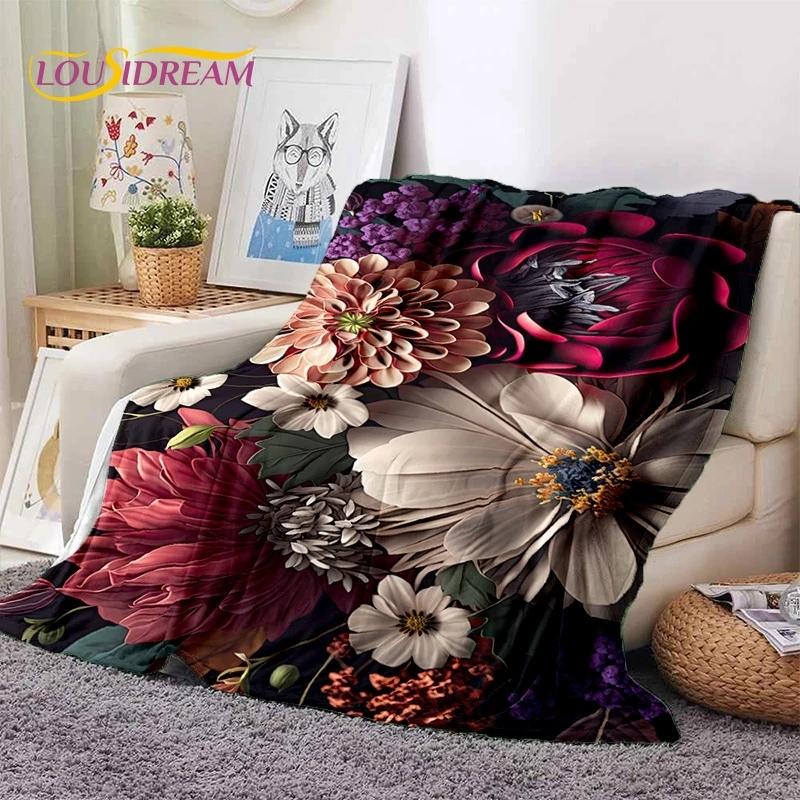 Мягкие одеяла Dream Sun Flowers Nordic Daisy, сохраняющие тепло, удобные одеяла для пикника, кровати, дивана, дома, спальни, подарок