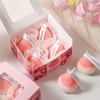 4pcs Strawberry-Shaped Miniature Scented Candles Realistic Fruit-Scented Aromatherapy Candles Perfect as a Trendy Photo Prop