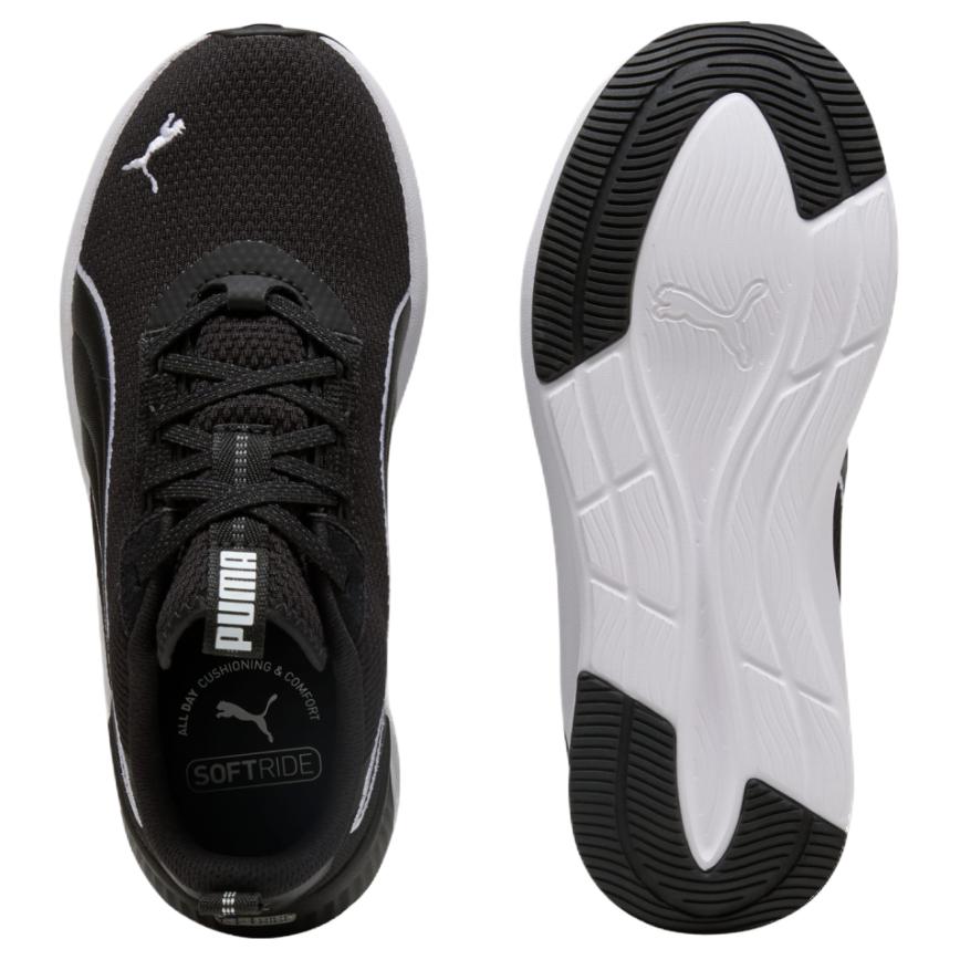 Puma Softride Harli Черно-белые Галактические Серые Женские Кроссовки 311100-01