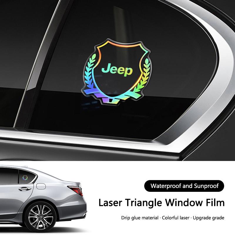 Reflective Car Stickers Moto Body Decor Decals Accessory For Jeep Grand Cherokee Wrangler JK Gladiator Compass Renegade Patriot