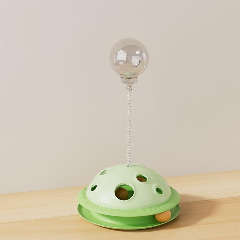 Новые игрушки для кошек Текущие шарики для еды Копание ям Вертушки Игровые диски для кошек Забавные кошки Игрушки для домашних животных для самоудовлетворения