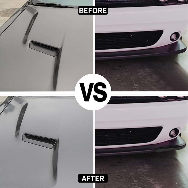 Капот двигателя автомобиля, воздухозаборник, передний бампер, защитный рукав, декоративная крышка для Dodge Challenger 2015, внешние автомобильные аксессуары