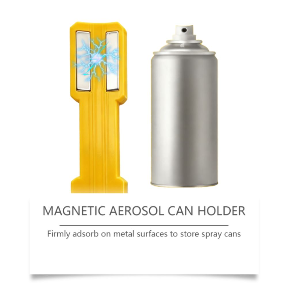 Blue Magnetic Can Organizer 6 Colors Magnetic Spray Can Holder Holder Magnetic Organizer  Tool Box