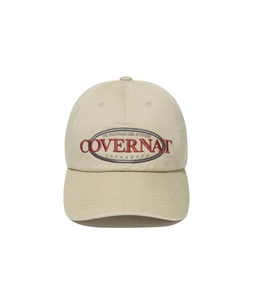 COVERNAT [Уютная посадка] Винтажная бейсболка бежевая