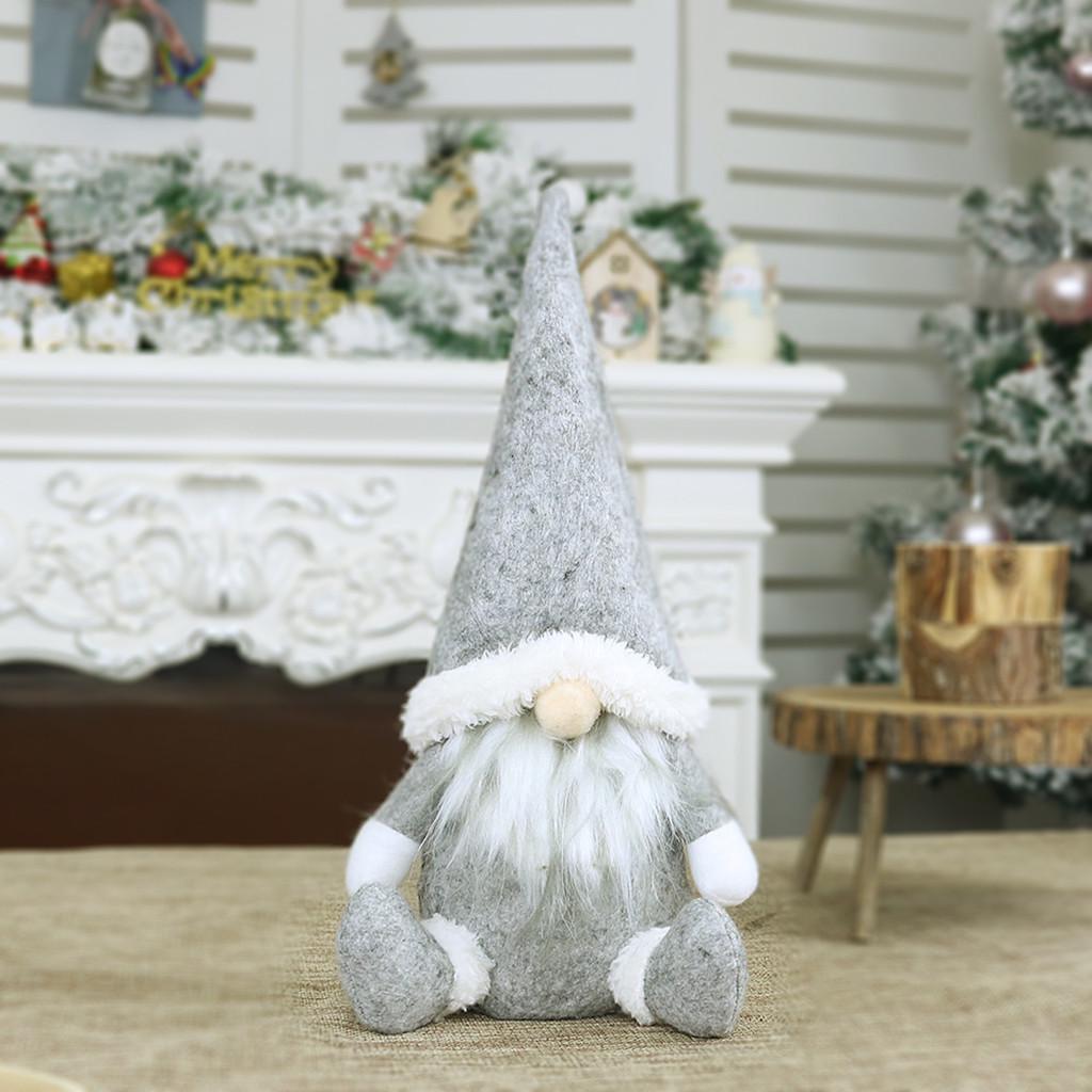 2020 New Christmas Decoration Home Santa Doll Fabric Christmas Doll Holiday Decoration MIT