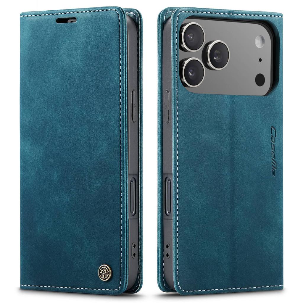 Кожаный кошелек-книжка для iPhone 17/17 Pro/17 Pro Max/Air, Магнитная обложка-книжка с держателем для карт, Ударопрочная подставка из ТПУ