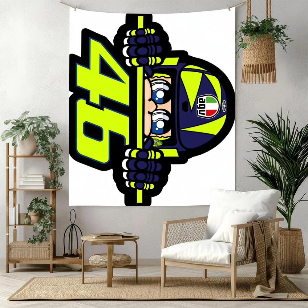 Doctor Valentino Rossi Tapestry Wall Hanging Customize Wall Tapestry Home Decor Room Decor Backdrop Wall Art Room Decor