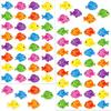 LINAYE 24 Sheets Fish Stickers for Kids, 768 PCS Colorful Under The Sea Stickers Self Adhesive Fish Crafts Party Favors for Kids Classroom School,