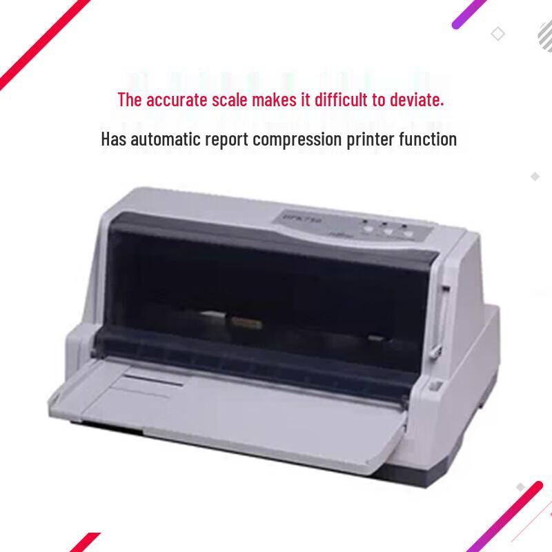 DPK 760K 82-Column 24-Pin USB Dot Matrix Printer CN plug (adapter included)