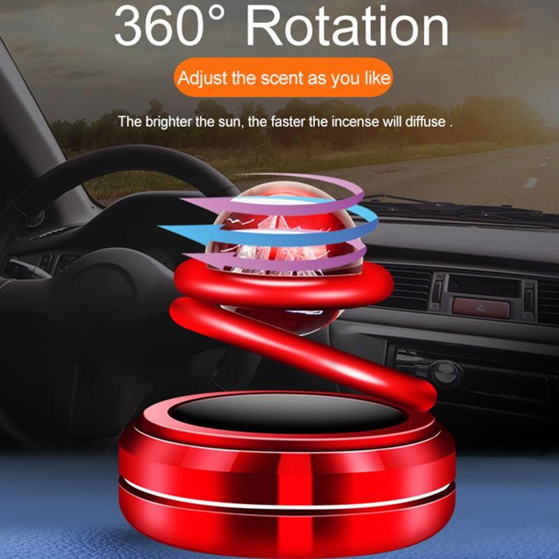 Автомобильный освежитель воздуха для ароматерапии, солнечный магнитный вращающийся аромат, украшения, подвесная звезда, автомобильный аромат