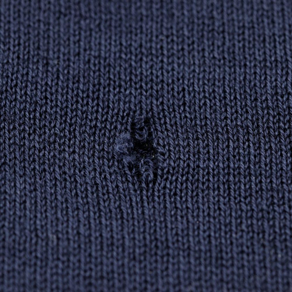 Chanel Трикотаж с коротким рукавом P06382 96P Темно-синий хлопок Женский Б/У