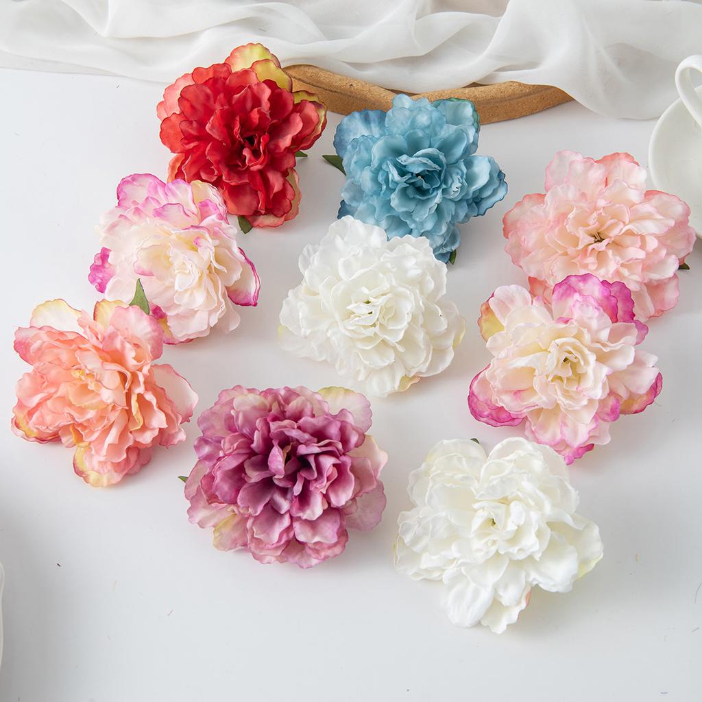 5/10pcs Artificial Flowers PeonyWedding Bridal Party Valentine's Home Decora garden arches party Diy Gifts Hot sales Flowerhead