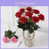 Single Silk Rose Artificial Flower For Wedding Decor And Interior Enhancement