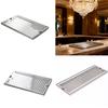 Metal steels Beer Drip Tray Metal Beer Tower Drip Pan Surfaces Mount No Drain Drip Tray Metal Drip Tray Enduring