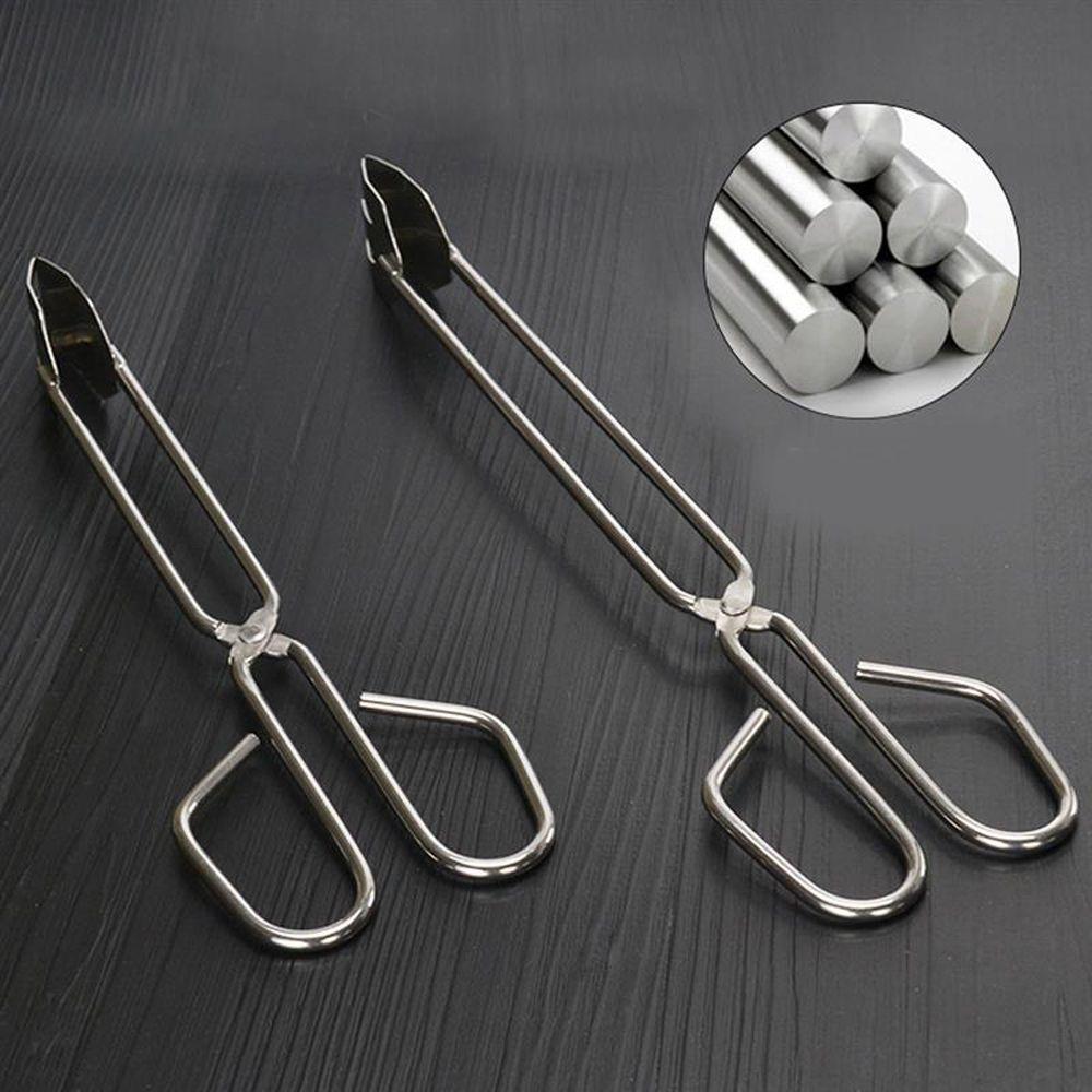 Outdoor Gadget Stainless Steel Grilled Charcoal Clip Barbecue Accessories Food Clip BBQ Tongs