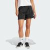adidas Женские повседневные шорты в полоску с вышитым логотипом Originals, черные IU2425