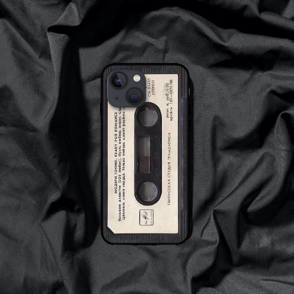 Чехол для телефона с кассетной лентой в стиле ретро для iPhone Samsung Galaxy Redmi Xiaomi Oppo OnePlus Note SA 7 8 9 10 11 12 13 14 20 21 22 23 53 54 Pro Max Plus Ultra