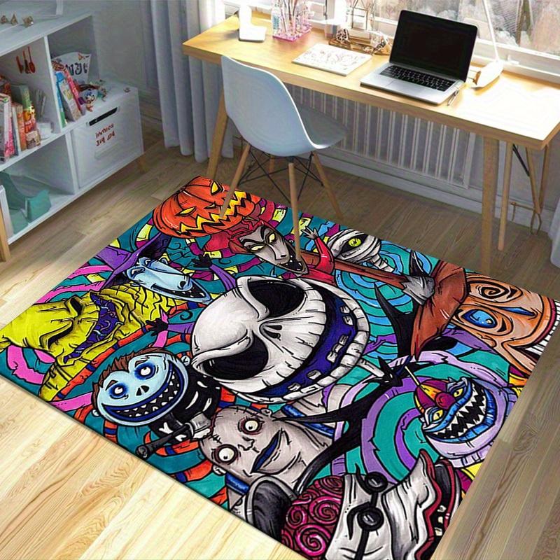 1pc Halloween Themed Carpet for Home Decor, Office Rug, Chair Cover, Outdoor Mat, Gift Ideaz4162