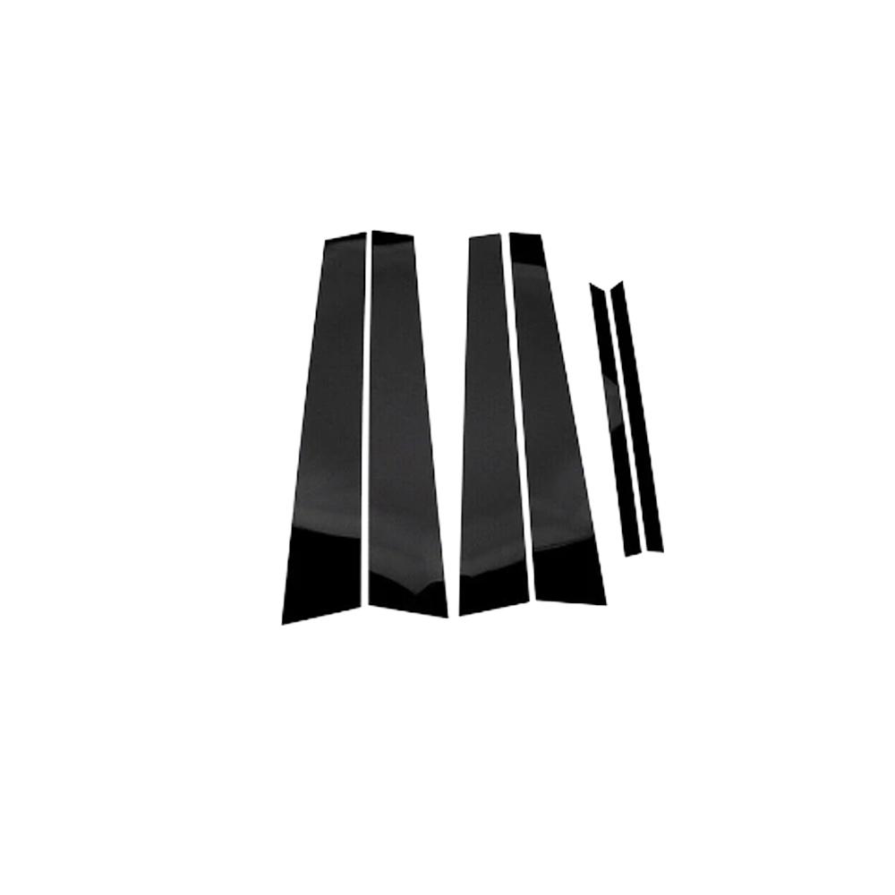 6pcs Car Window Trim Cover for Toyota RAV4 XA30 Vanguard 2006~2012 2007 B C Column Pillar Posts Door Sticker Decal Accessories