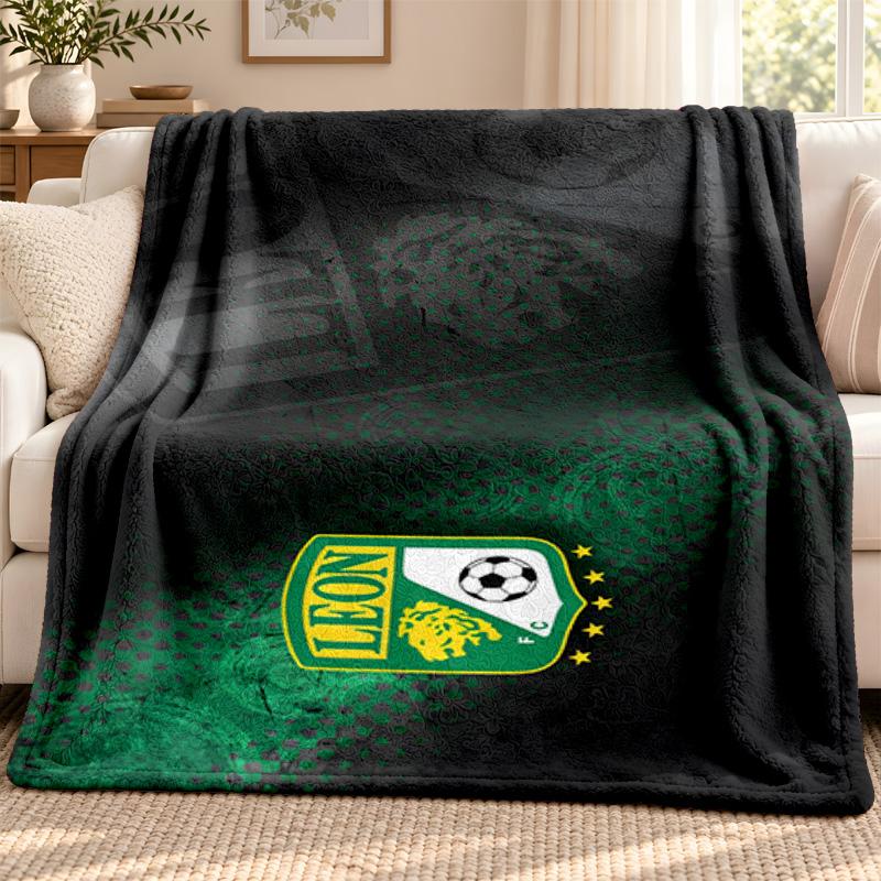 Club Leon blanket Flannel Blanket Soft Cozy Plush Throw for Sofa Bed Lightweight Home Decoration Outdoor camping