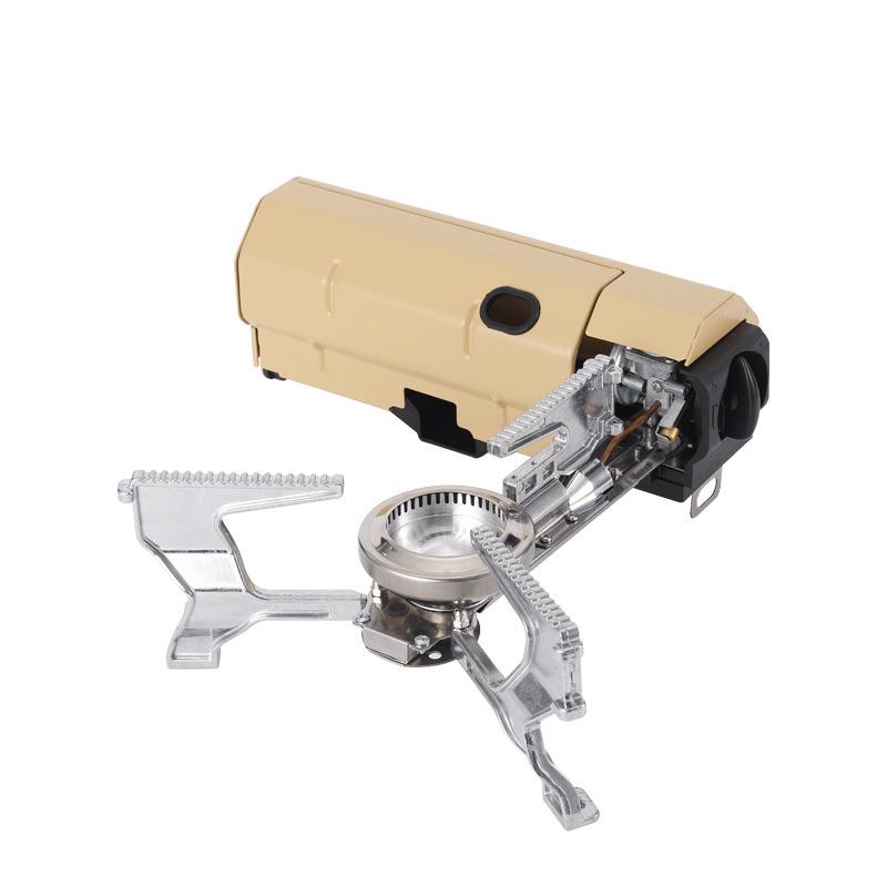 Compact Outdoor Folding Gas Stove for Camping, Hot Pot, Tea, and Magnetic Stove Cooking.
