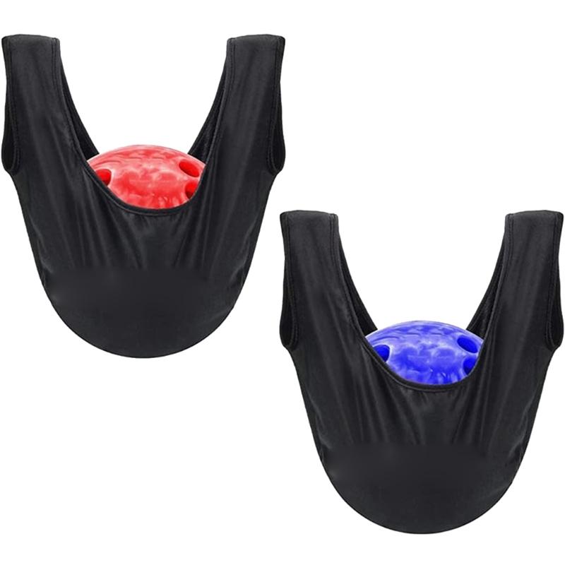 Bowlings Ball Cleaning Bag Portable Microfibers Bowlings Ball Polisher Cleaner