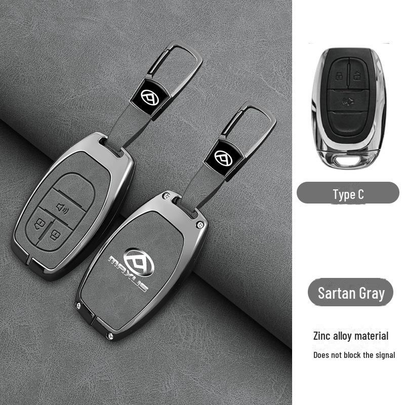 Чехол для женского ключа SAIC Maxus D90 для автомобиля Maxus G50 2019, высококачественный металлический корпус с пряжкой.