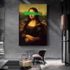 Mona Lisa by Leonardo Da Vinci Reproduction Famous Oil Painting On Canvas Art Posters and Prints Wall Picture for Living Room