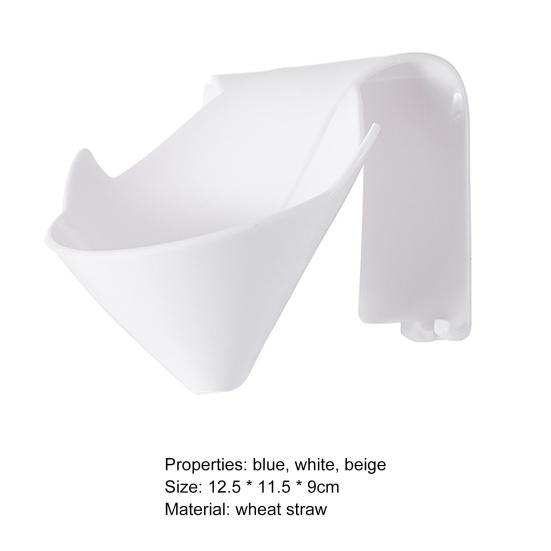 Soap Dish Wall Mounted Water Draining Quick Dry Water-free Soap Sponge Holder for Home