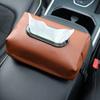 Practical Car Tissue Holder PU Leather Automotive Napkin Holder Gift Tissue Storage Box  Car Seats