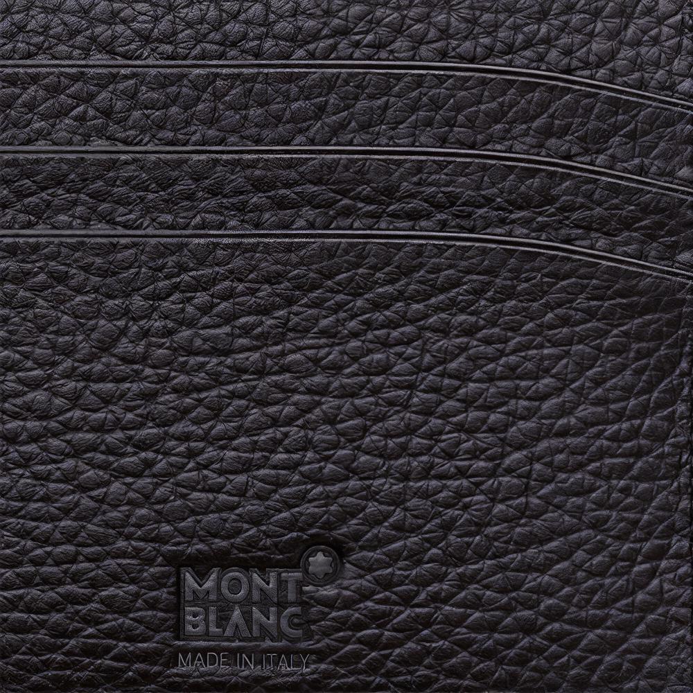 Montblanc Серия Meisterstück Кожаный держатель для карт Мужские аксессуары Черный 113309