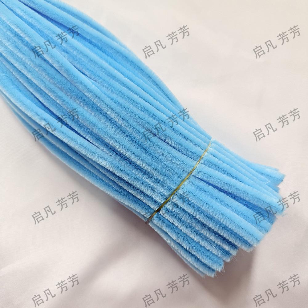 8mm Macaron Color Encrypted Twist Ties Chenille Stems for DIY Toys