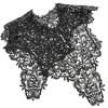Big Flowers Crafts Neckline Fabric Lace Collar Off Embroidery DIY Lace Fabrics for Sewing Supplies