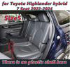 Индивидуальный высококачественный автомобильный коврик для пола для Toyota Highlander 7-местная версия 2009-2025 Антигрязевой Прочный Кожаный ковер