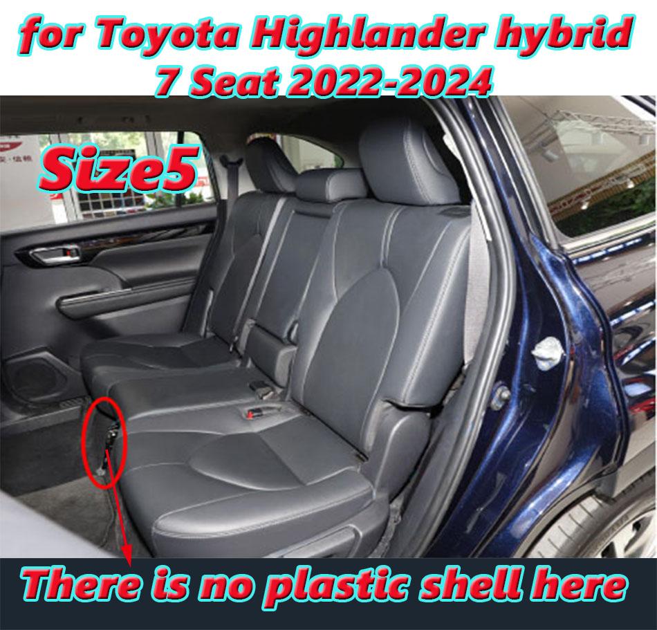 Индивидуальный высококачественный автомобильный коврик для пола для Toyota Highlander 7-местная версия 2009-2025 Антигрязевой Прочный Кожаный ковер