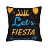 Lets Fiesta Cinco De Mayo  Pillow Covers Accessories Printed Cushion Cover Gift  Throw Pillow Case Cover Home MultiSize