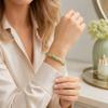 Stars Moon Rainbow Stars Moon Bangle Enamel Women's Hand Bracelet Vintage Cloisonne Bangle  Ladies