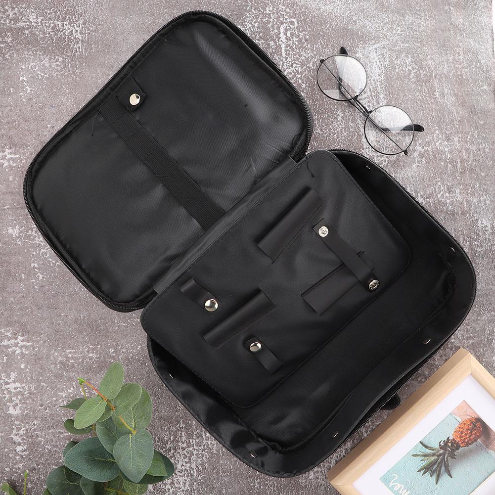 Portable Hair Tools Scissors Comb Clips Storage Bag Hairdressing Hair Stylist BagBlack