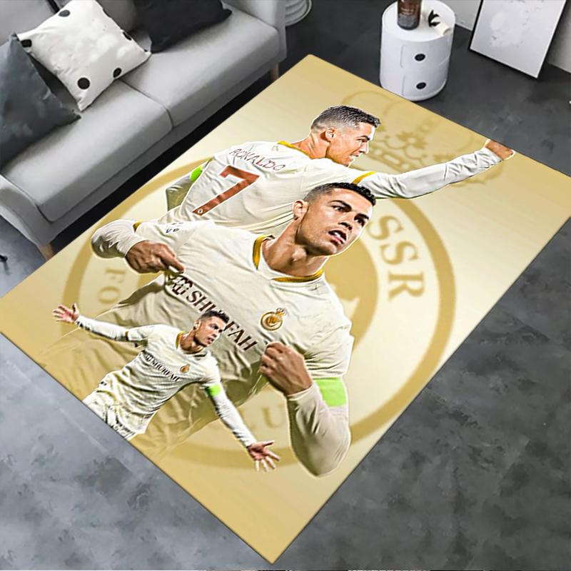 Новый ковер C Ronaldo 2025 для гостиной, спальни, дома, украшение дивана, детский игровой нескользящий коврик25