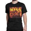 Харадзюку Футболка Летняя Эйс Фрейли Космонавт Kiss Группа Популярные Футболки Чистый Хлопок Футболка Мужская Забавный Рисунок Короткий Рукав Топ Футболка