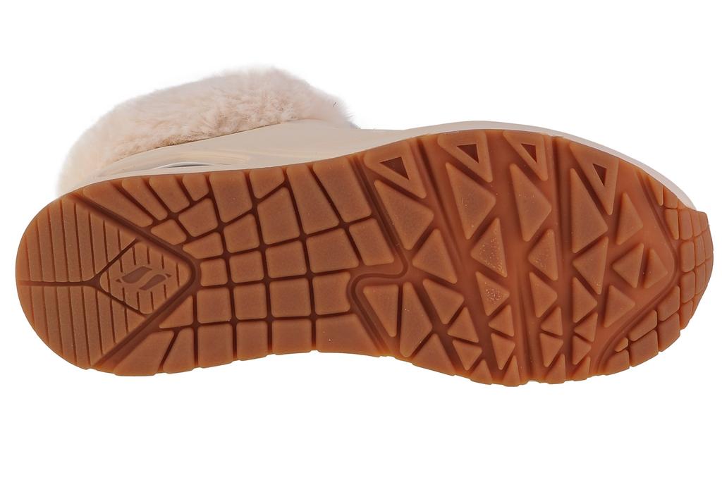 Skechers Uno - Fall Air, для девочки зимние сапоги бежевого цвета